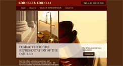 Desktop Screenshot of lorellilaw.com