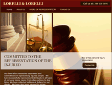 Tablet Screenshot of lorellilaw.com